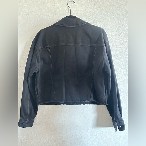 I.n.c. International Concepts Women's Embellished Denim Trucker Jacket - Picture 7 of 7